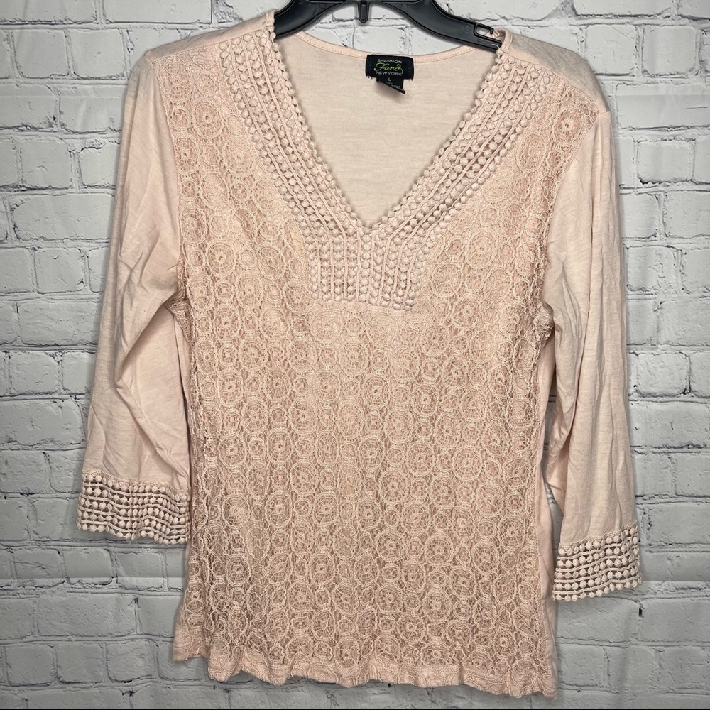 Shannon Fort Blouse size L. Light pink used